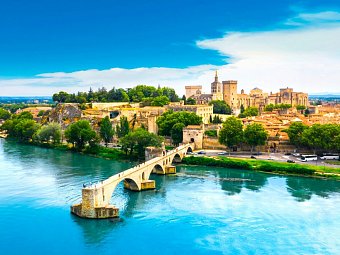 Südfrankreich Rundreise - Saint Benezet Brücke, Avignon