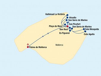 Wanderreise - Hotel BQ Ca'n Picafort 