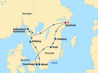 Südschweden Rundreise