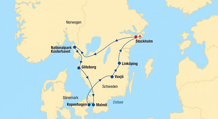 Südschweden Rundreise