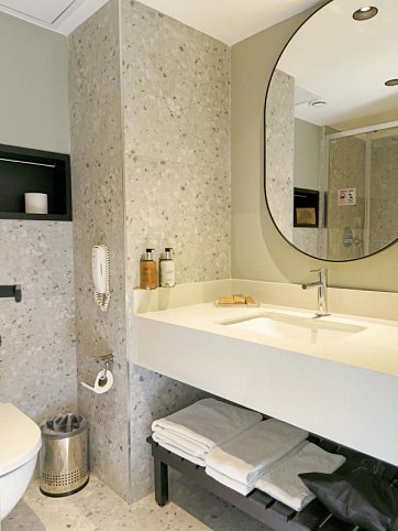 Korumar Deluxe Hotel - Beispiel Bad Doppelzimmer (Zimmercodierungen DG1, DC1 & DGM)