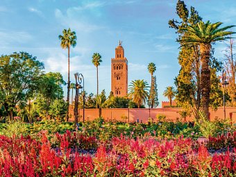Marokkos Schätze - Küstenkultur, Marrakesch und die unendliche Weite der Wüste - Koutoubia-Moschee, Marrakesch