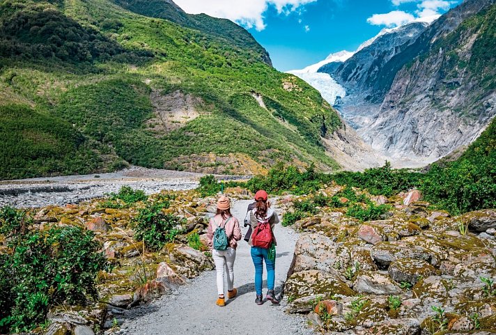 Höhepunkte Neuseelands - Franz Josef Gletscher
