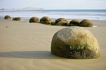 Neuseeland Panorama - Moeraki Boulders