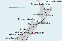 Neuseeland auf eigene Faust (Auckland-Christchurch)