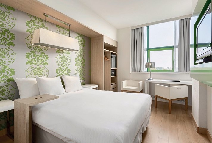 NH Amsterdam Noord - Wohnbeispiel Doppelzimmer Standard (Zimmercodierung DG1)