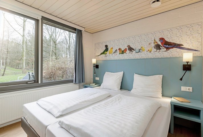 Center Parcs De Eemhof - Wohnbeispiel Haus Comfort (Zimmercodierungen BF1, BF2, BB3, BB4, BB1 & BB2)