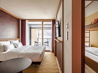 Falkensteiner Family Hotel Montafon - Wohnbeispiel Deluxe Suite (Zimmercodierungen DD1 & WD1)