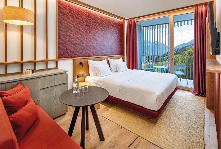 Falkensteiner Hotel Montafon - Wohnbeispiel Doppelzimmer Deluxe (Zimmercodierung DD1)