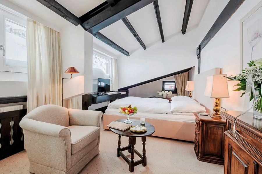 A-ROSA Thurnher’s Alpenhof Zürs - Wohnbeispiel Doppelzimmer Deluxe (Zimmercodierungen DD1, DD2 & DD3)