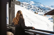 A-ROSA Thurnher’s Alpenhof Zürs - Beispiel Balkon Suite Superior (Zimmercodierungen WS1, WS2 & WS3)