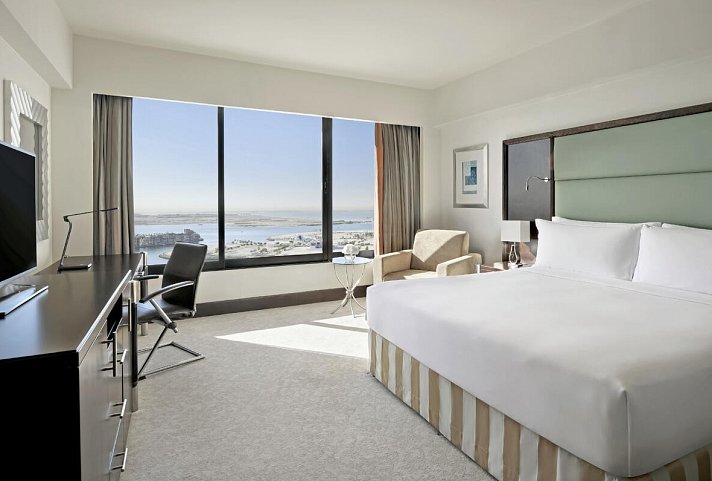InterContinental Abu Dhabi - Wohnbeispiel Classic Room Sea view (Zimmercodierungen D1M & ULM)