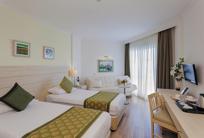 Febeach Hotel - Wohnbeispiel Doppelzimmer (Zimmercodierungen DB1, DB2, DC1, DC2 & DEL)