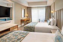 Titanic Deluxe Lara - Wohnbeispiel Doppelzimmer seitl. Meerblick (Zimmercodierungen DBN & DCN)