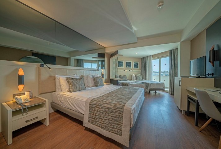 Long Beach Alanya - Wohnbeispiel Doppelzimmer Superior Landblick (Zimmercodierungen DSL & DSM)