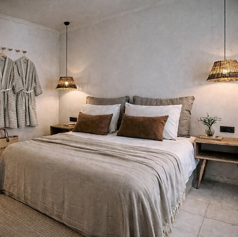 ananea Kleopatra Beach - Modellbild Wohnbeispiel Doppelzimmer seitl. Meerblick (Zimmercodierung DBN)