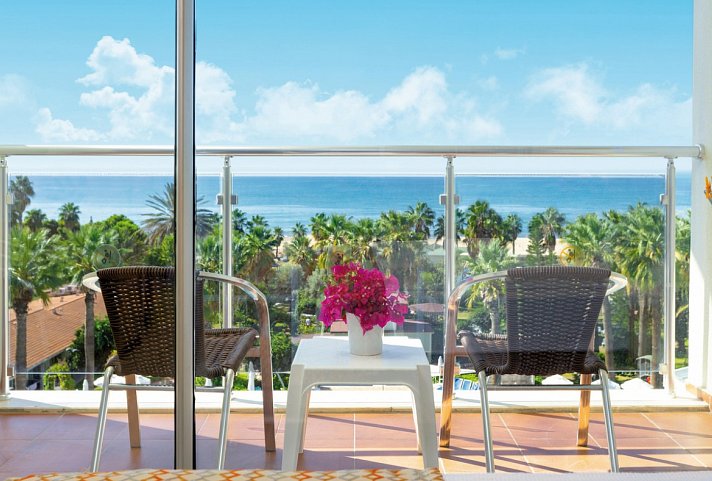 Seher Kumköy Star Resort & Spa - Wohbeispiel Doppelzimmer Meerblick (Zimmercodierungen DBM & DCM)