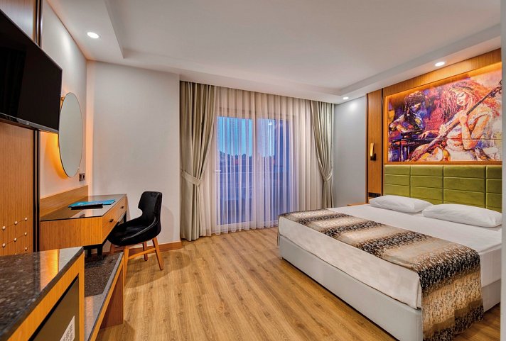 Sealife Buket Resort & Beach - Wohnbeispiel Doppelzimmer Economy Gartenblick (Zimmercodierung DEG)