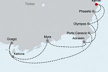 Blaue Reise Türkische Riviera