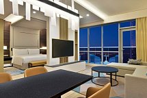 Hilton Bahrain - Wohnbeispiel Junior Suite Sea view Balcony (Zimmercodierung J1M)