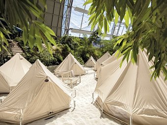 Tropical Islands - Wohnbeispiel Zelt Indoor (Zimmercodierungen CB2 & CB4)