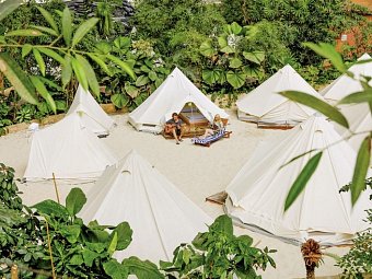 Tropical Islands - Wohnbeispiel Zelt Indoor (Zimmercodierungen CB2 & CB4)