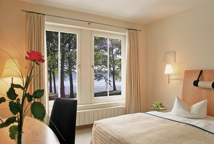 Hotel Kleines Meer - Wohnbeispiel Doppelzimmer Seeseite (Zimmercodierung DB3)