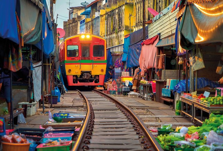 Höhepunkte Thailands - Railway Market