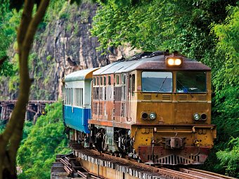 Nord-Thailand Kaleidoskop (mit Baden) - Thailand-Burma-Eisenbahn, Kanchanaburi