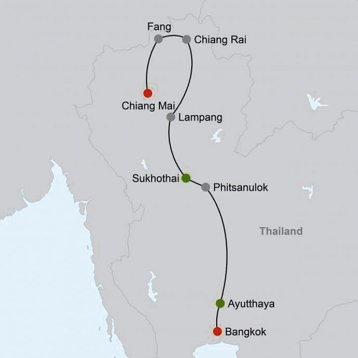 Glanzpunkte Thailands