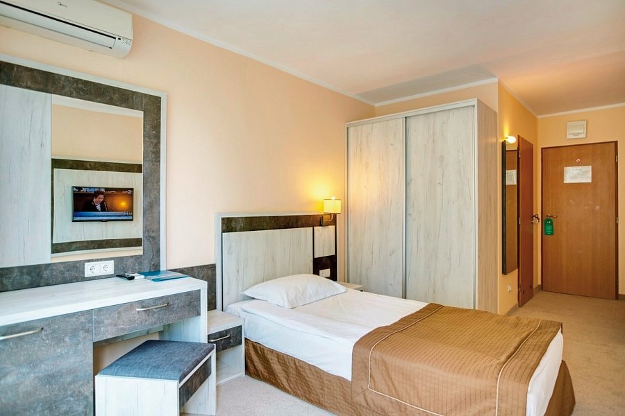 DIT Evrika Beach Club Hotel - Wohnbeispiel Einzelzimmer (Zimmercodierung EB1)