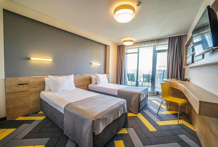 HVD Club Bor - Wohnbeispiel (Zimmercodierungen DB1, DC1, DP1 & FV1)