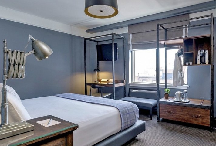 Eurostars The Boxer - Wohnbeispiel Standard One King Bed (Zimmercodierung UG2)