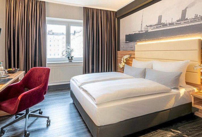 PLAZA Premium Columbus Bremen - Wohnbeispiel Doppelzimmer Standard (Zimmercodierung DG1)