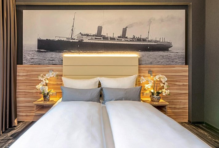PLAZA Premium Columbus Bremen - Wohnbeispiel Doppelzimmer Standard (Zimmercodierung DG1)