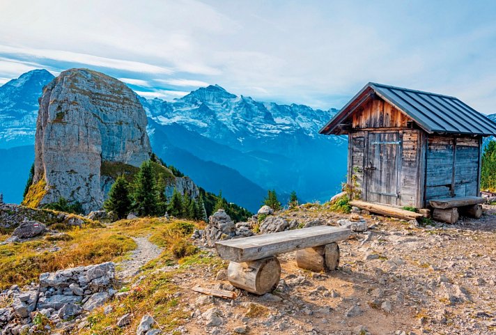 Die idyllische Bergwelt der Jungfrauregion - Schynige Platte