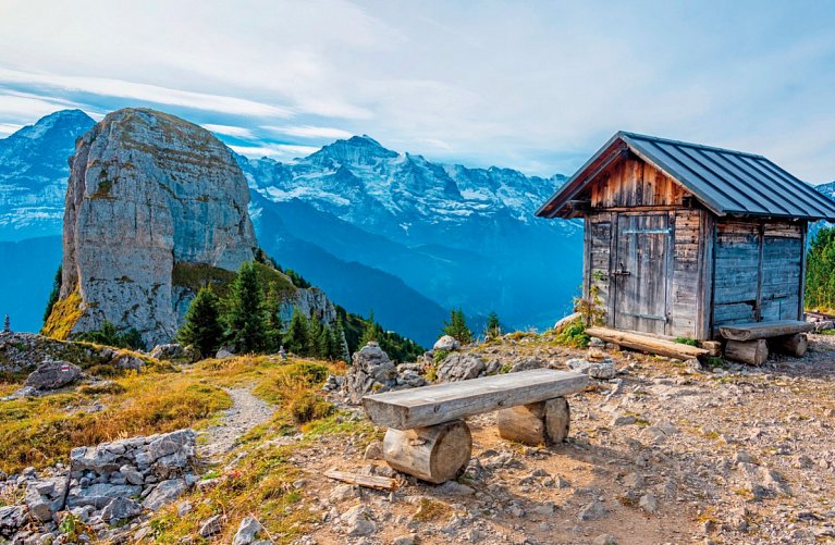 Die idyllische Bergwelt der Jungfrauregion