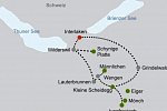 Die idyllische Bergwelt der Jungfrauregion