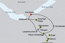 Die idyllische Bergwelt der Jungfrauregion