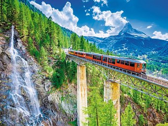 Die schönsten Berge der Schweizer Alpen - Gornergrat Bahn