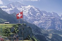 Die schönsten Berge der Schweizer Alpen - Aussicht auf Jungfraujoch