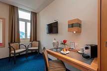 Victoria Lauberhorn Wengen, a Faern Collection Hotel - Wohnbeispiel Doppelzimmer Panoramablick Jungfrau (Zimmercodierung DG1)