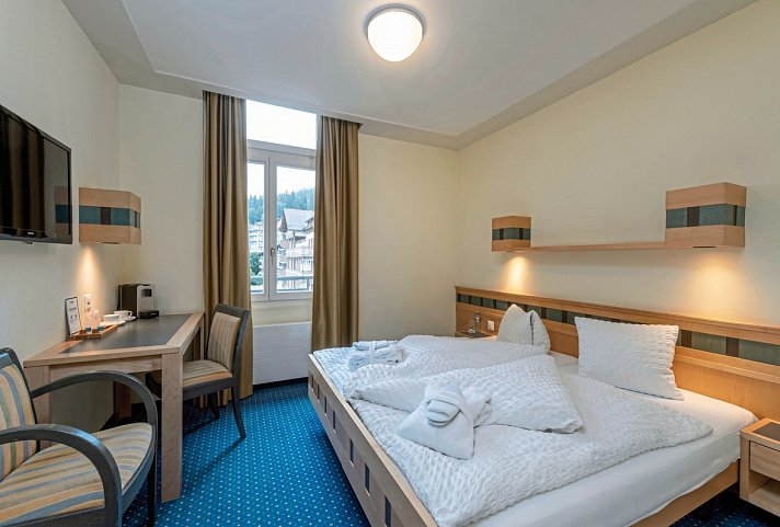 Victoria Lauberhorn Wengen, a Faern Collection Hotel - Wohnbeispiel Doppelzimmer Economy (Zimmercodierung DE1)