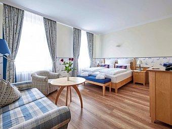 Inselhotel VierJahresZeiten - Wohnbeispiel Doppelzimmer (Zimmercodierung DB1)