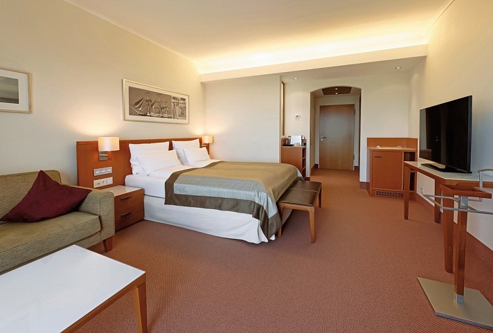 ATLANTIC Hotel Wilhelmshaven - Wohnbeispiel Doppelzimmer Komfort Landblick (Zimmercodierung DFL)