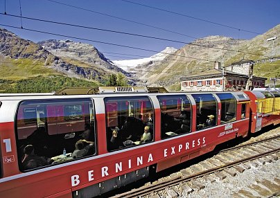 Bahnreise Alpenpanorama inkl. Glacier- und Bernina Express Basel