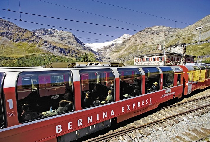 Bahnreise Alpenpanorama inkl. Glacier- und Bernina Express