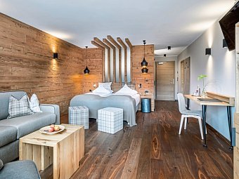 Aktiv- & Vitalhotel Erica - Wohnbeispiel Suite Dolomiten (Zimmercodierung WB1)