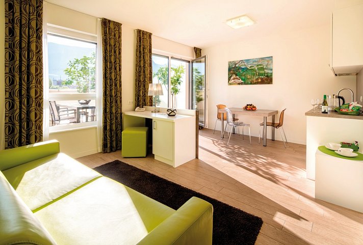 City Hotel Merano - Wohnbeispiel Suite City (Zimmercodierung WB2)