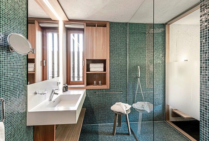 La Paula Apartments & Suites - Bad im Appartement Garmisch (Zimmercodierung JB1)